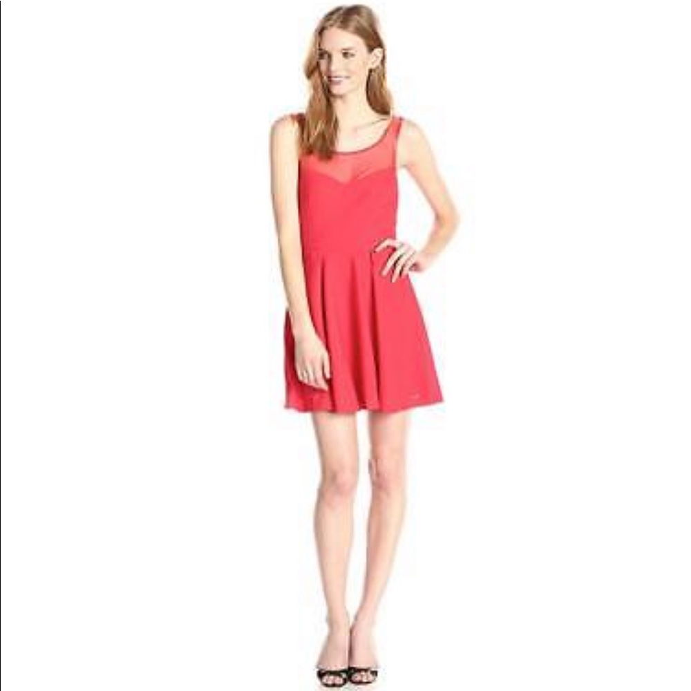 BCBGeneration Tie Back Skater Dress sz 2